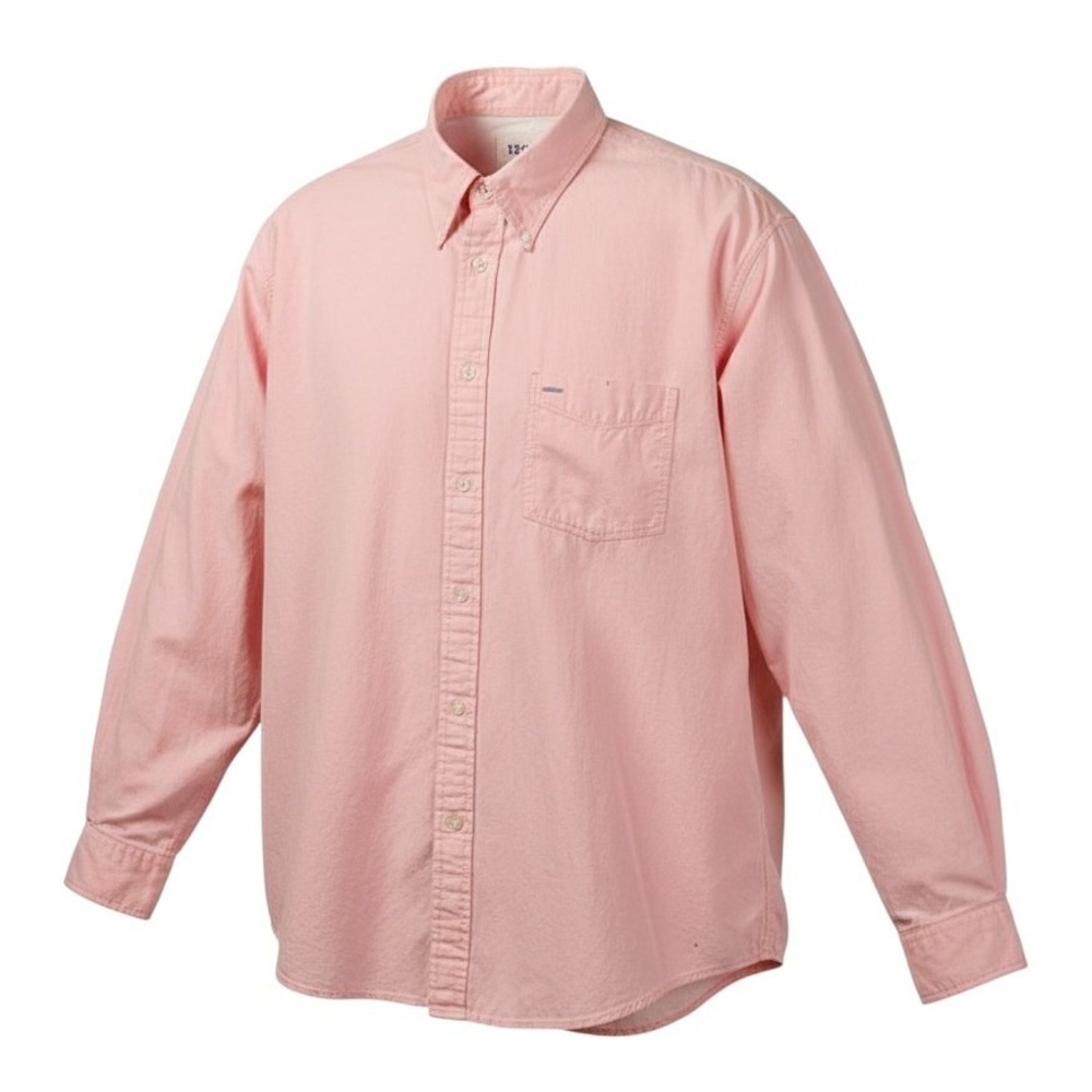 Izod Saltwater Twill XL Shirt LS Men's‎ Pink Cotton